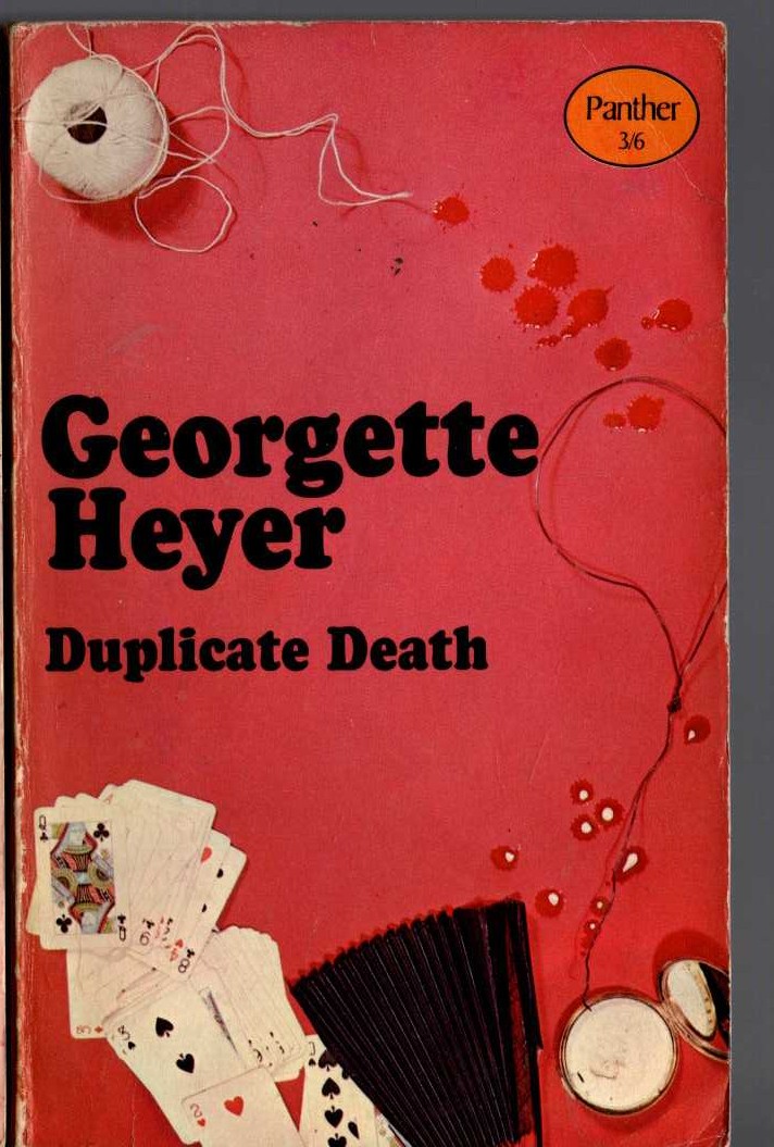 Georgette Heyer  DUPLICATE DEATH front book cover image