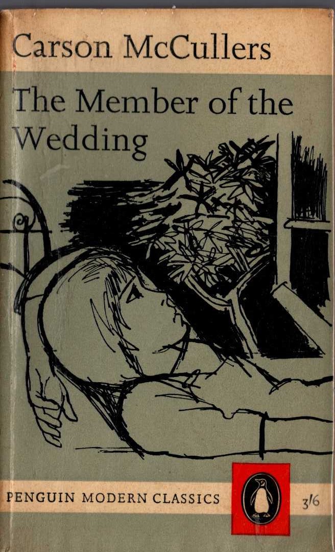Carson McCullers  THE MEMBER OF THE WEDDING front book cover image