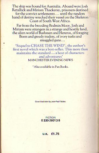 E_V Thompson HARVEST OF THE SUN .Pan 1980 (380pp) magnified rear cover image