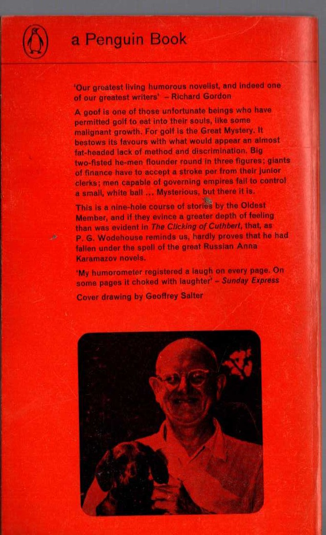 P.G. Wodehouse  THE HEART OF A GOOF magnified rear book cover image