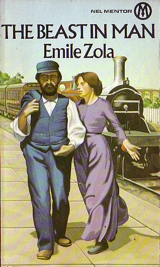 Emile Zola  THE BEAST IN MAN front book cover image