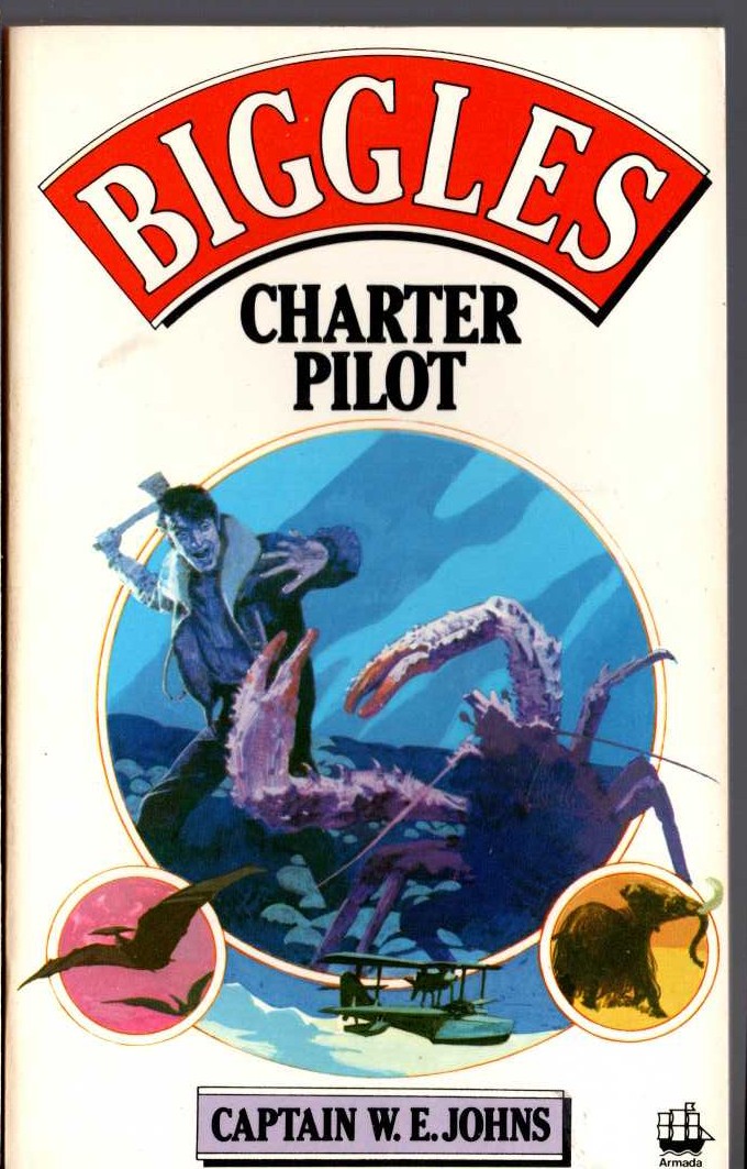 Captain W.E. Johns  BIGGLES CHARTER PILOT front book cover image