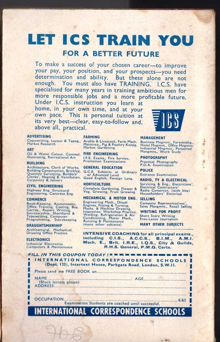 Martin Thomas  THE SOUND OF MURDER (Sexton Blake) magnified rear book cover image