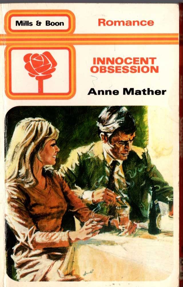 Anne Mather  INNOCENT OBSESSION front book cover image