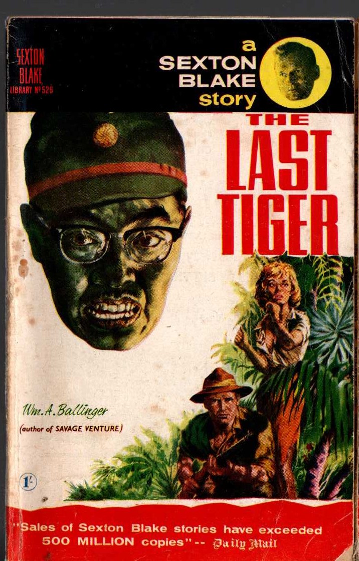 W.A. Ballinger  THE LAST TIGER (Sexton Blake) front book cover image