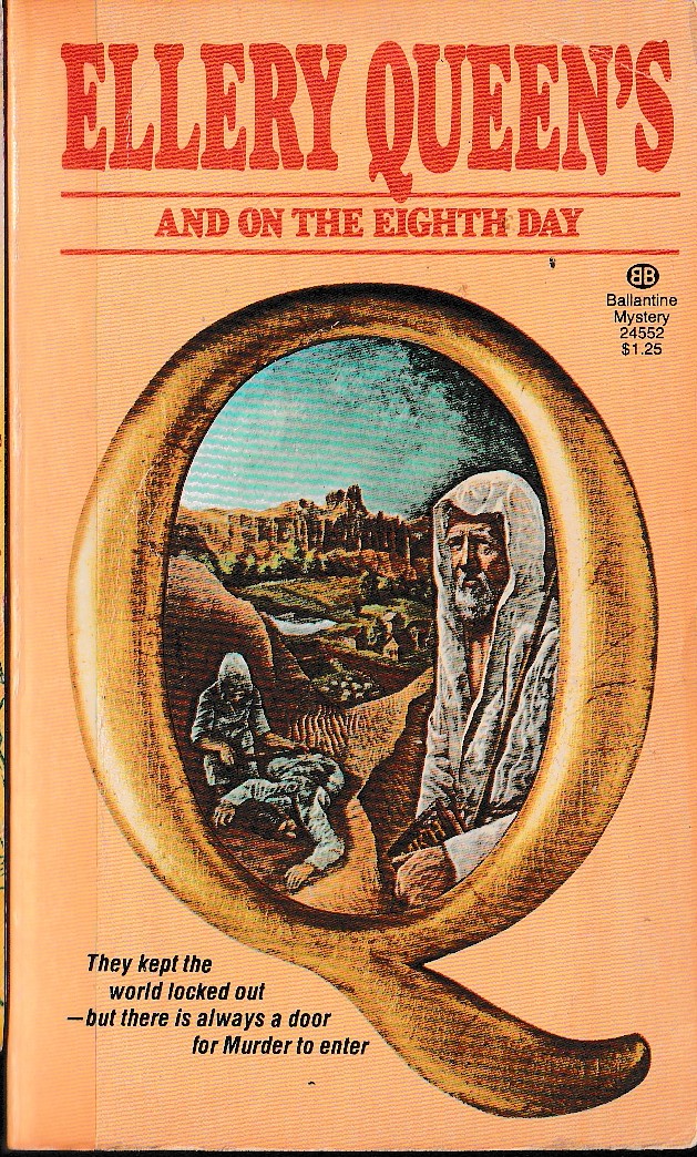 Ellery Queen  AND ON THE EIGHTH DAY front book cover image