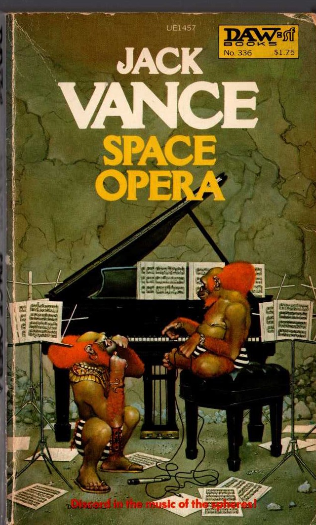 Jack Vance  SPACE OPERA front book cover image