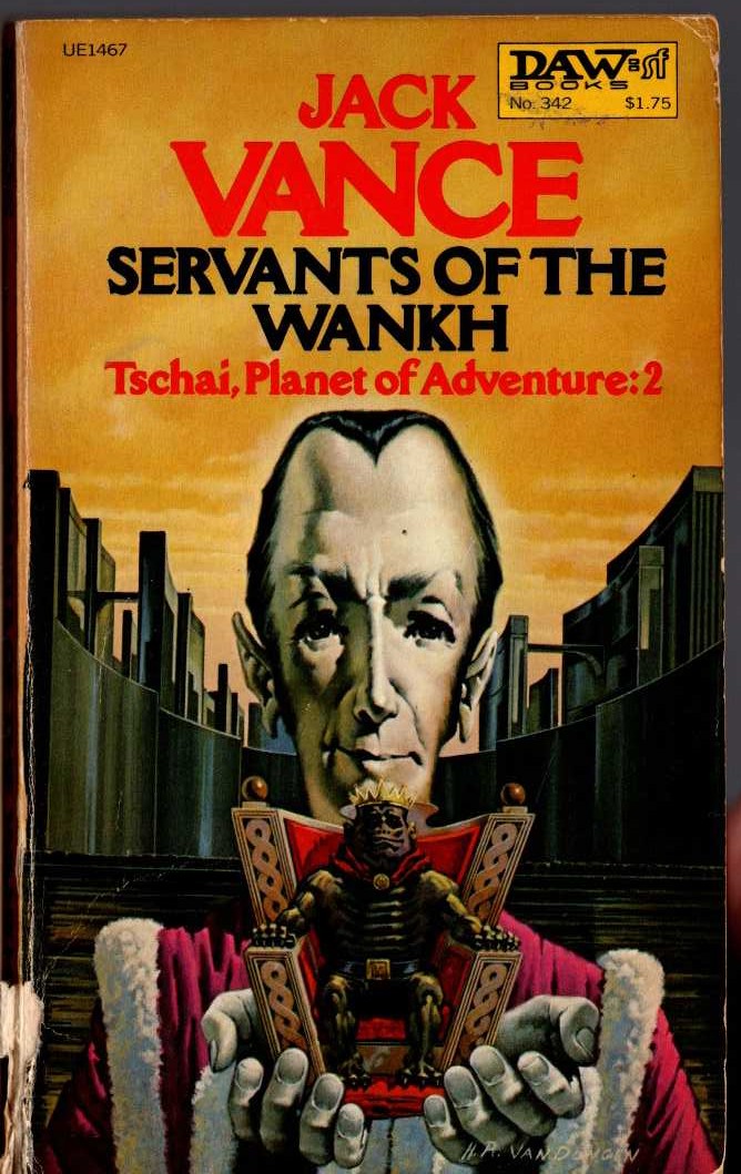 Jack Vance  SERVANTS OF THE WANKH front book cover image