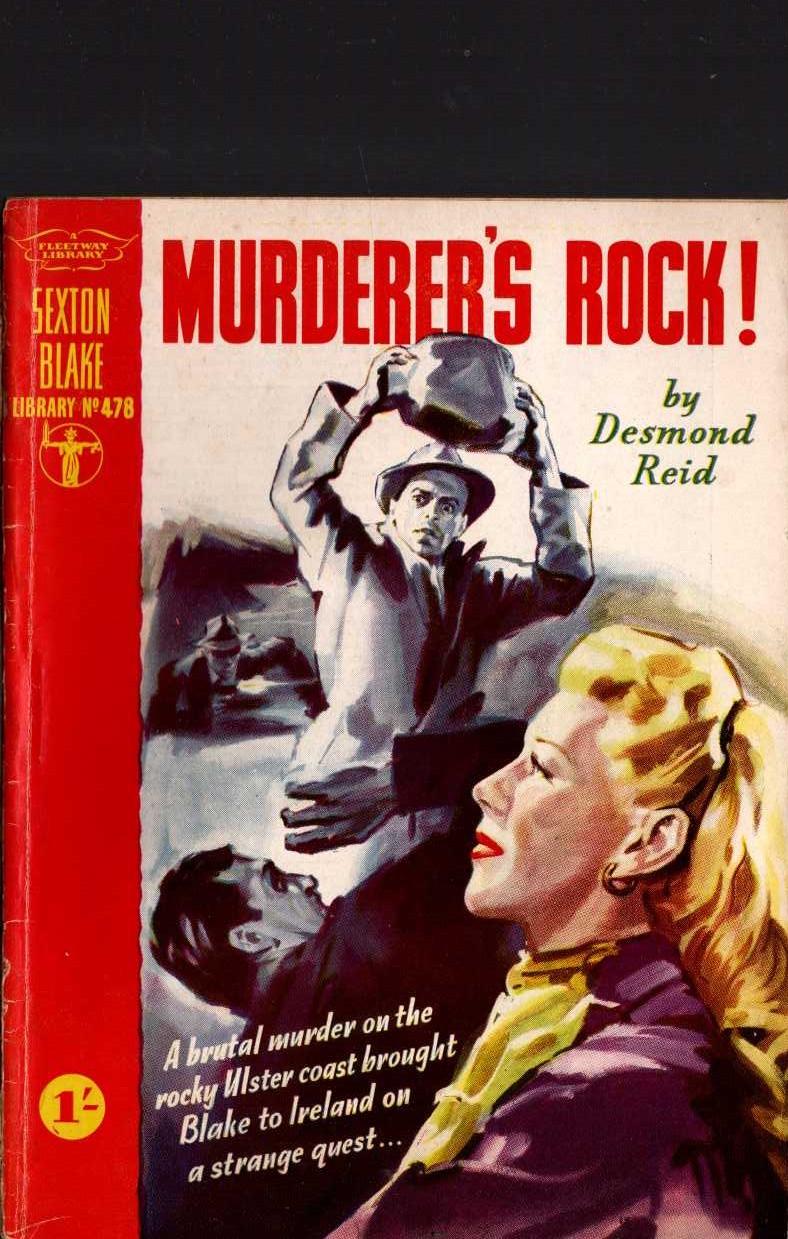 Desmond Reid  MURDERER'S ROCK! (Sexton Blake) front book cover image