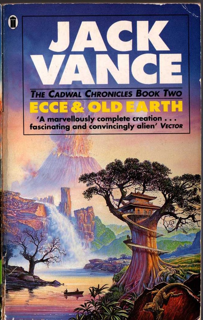 Jack Vance  ECCE & OLD EARTH front book cover image