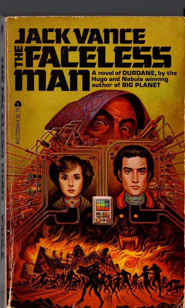Jack Vance  THE FACELESS MAN front book cover image