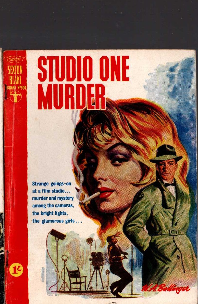 W.A. Ballinger  STUDIO ONE MURDER (Sexton Blake) front book cover image