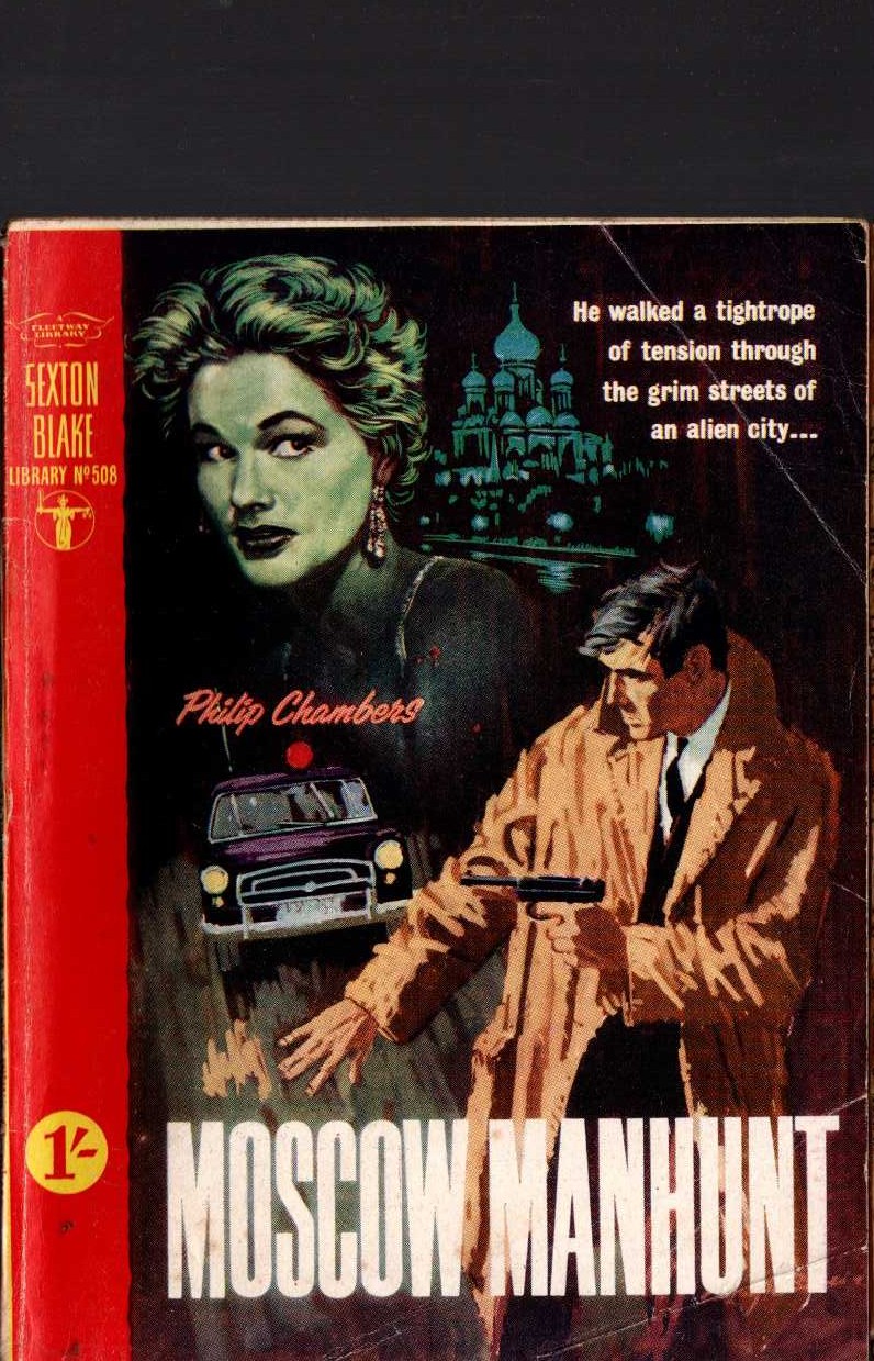Philip Chambers  MOSCOW MANHUNT (Sexton Blake) front book cover image