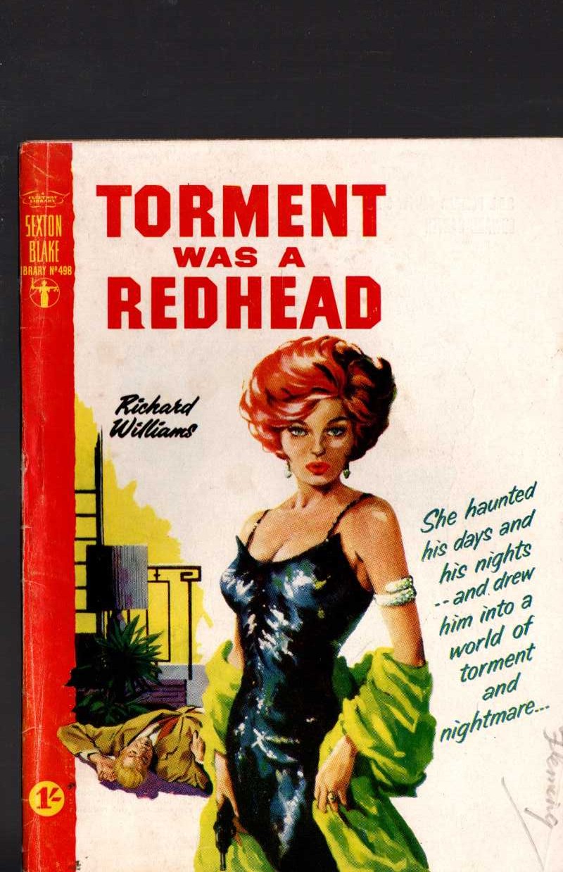 Richard Williams  TORMENT WAS A REDHEAD (Sexton Blake) front book cover image