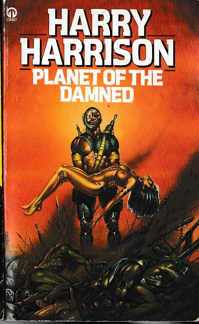 Harry Harrison  PLANET OF THE DAMNED front book cover image