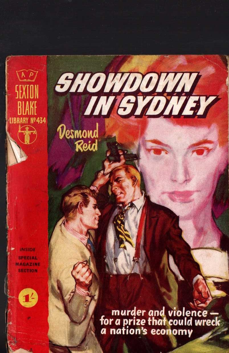 Desmond Reid  SHOWDOWN IN SYDNEY (Sexton Blake) front book cover image