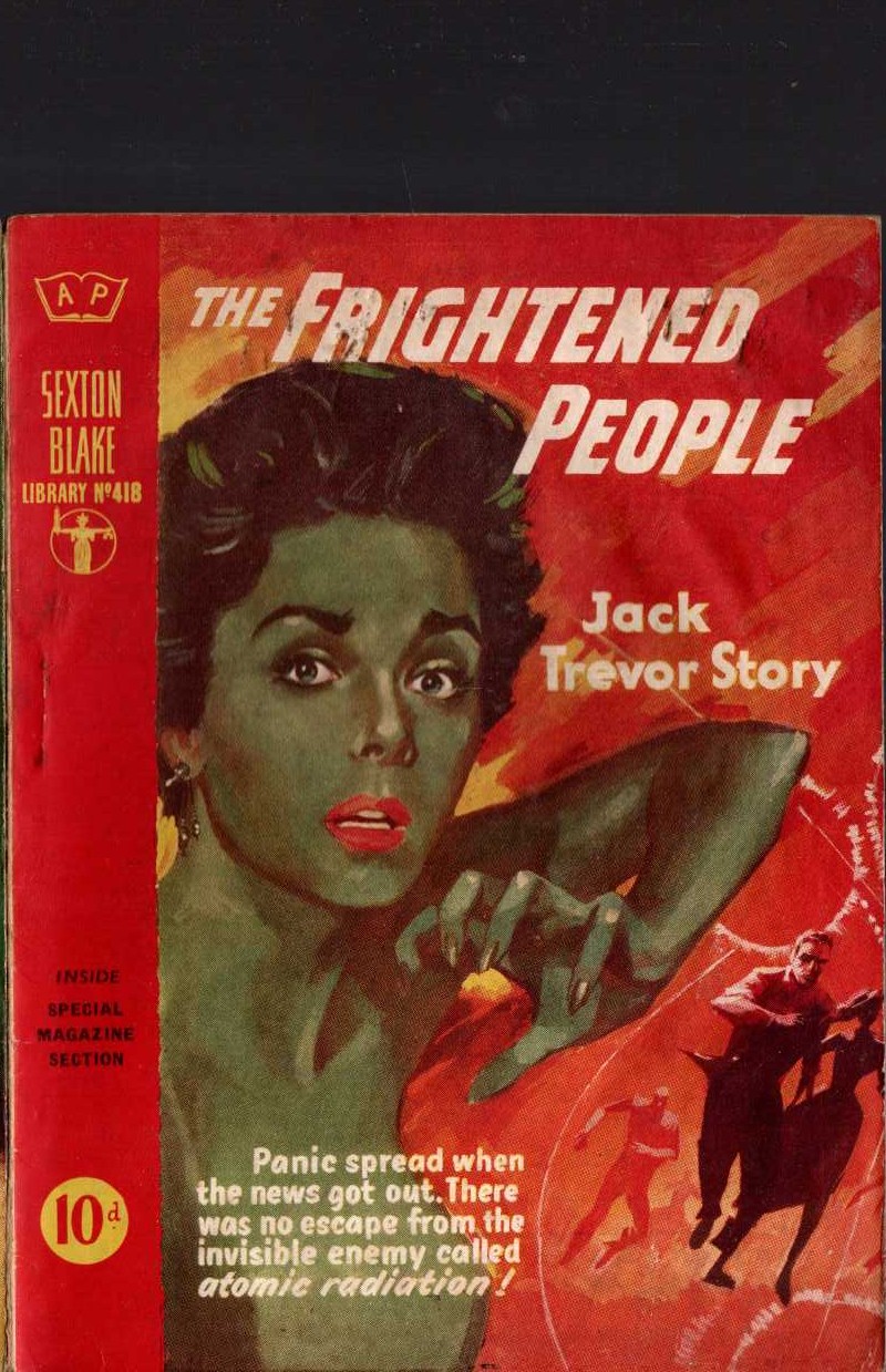 Jack Trevor Story  THE FRIGHTENED PEOPLE (Sexton Blake) front book cover image