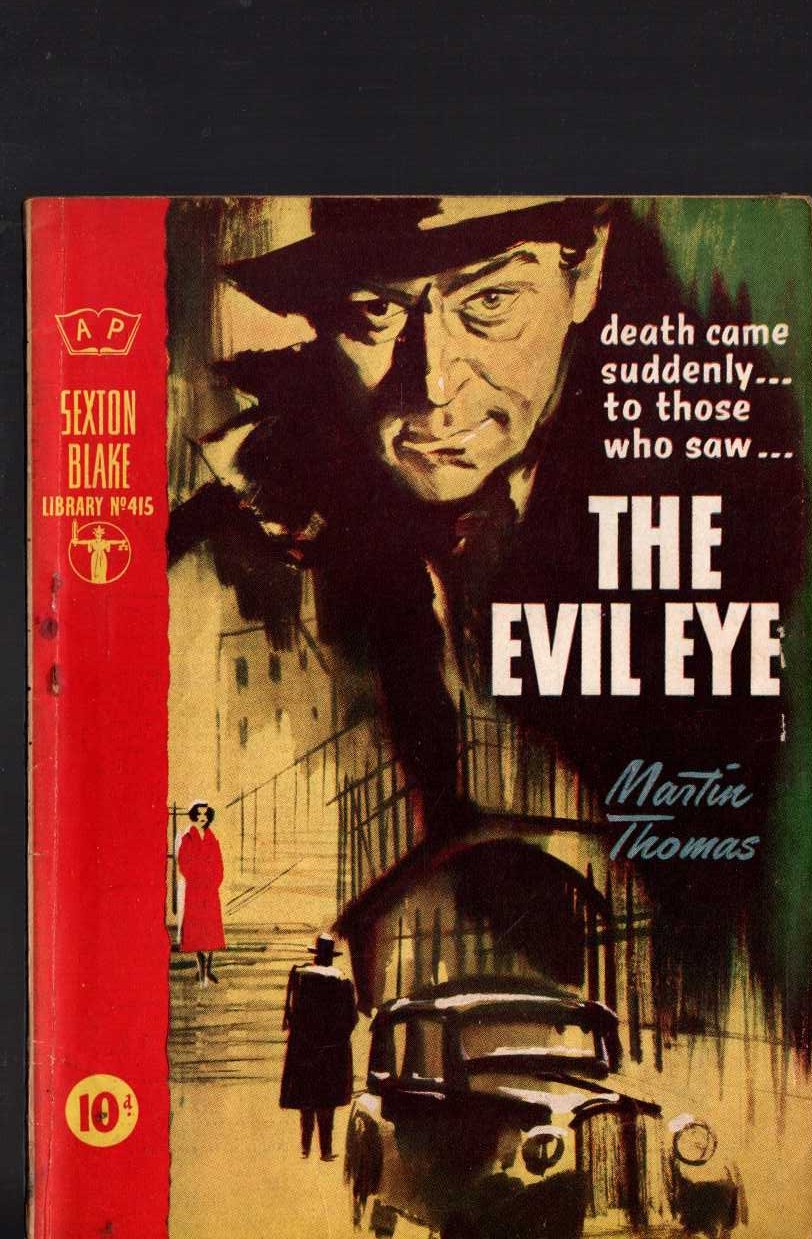 Martin Thomas  THE EVIL EYE (Sexton Blake) front book cover image