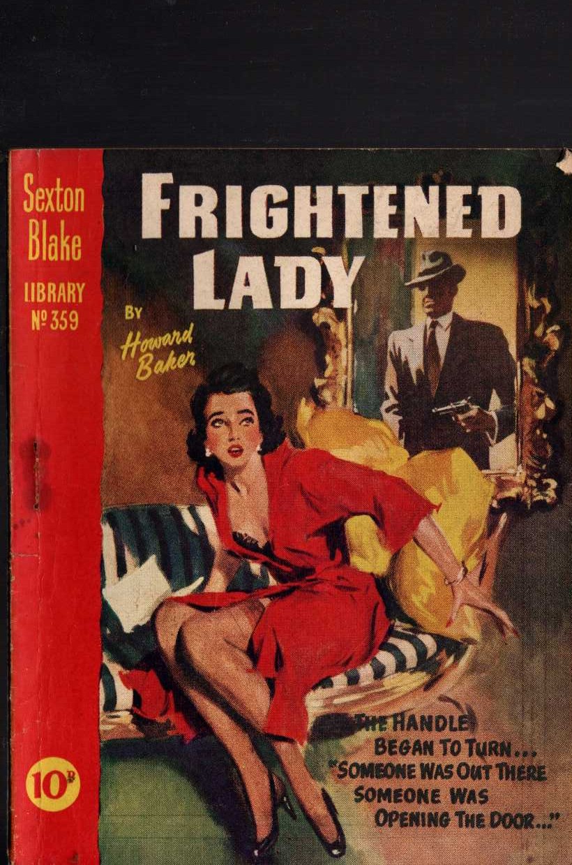 Howard Baker  FRIGHTENED LADY (Sexton Blake) front book cover image