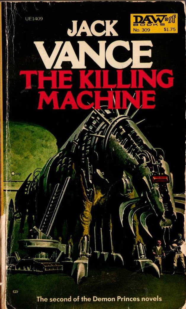 Jack Vance  THE KILLING MACHINE front book cover image