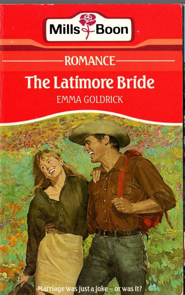 Emma Goldrick  THE LATIMORE BRIDE front book cover image