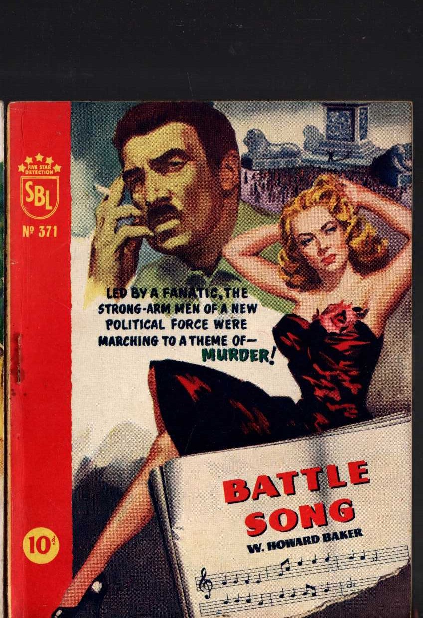 W.Howard Baker  BATTLE SONG (Sexton Blake) front book cover image