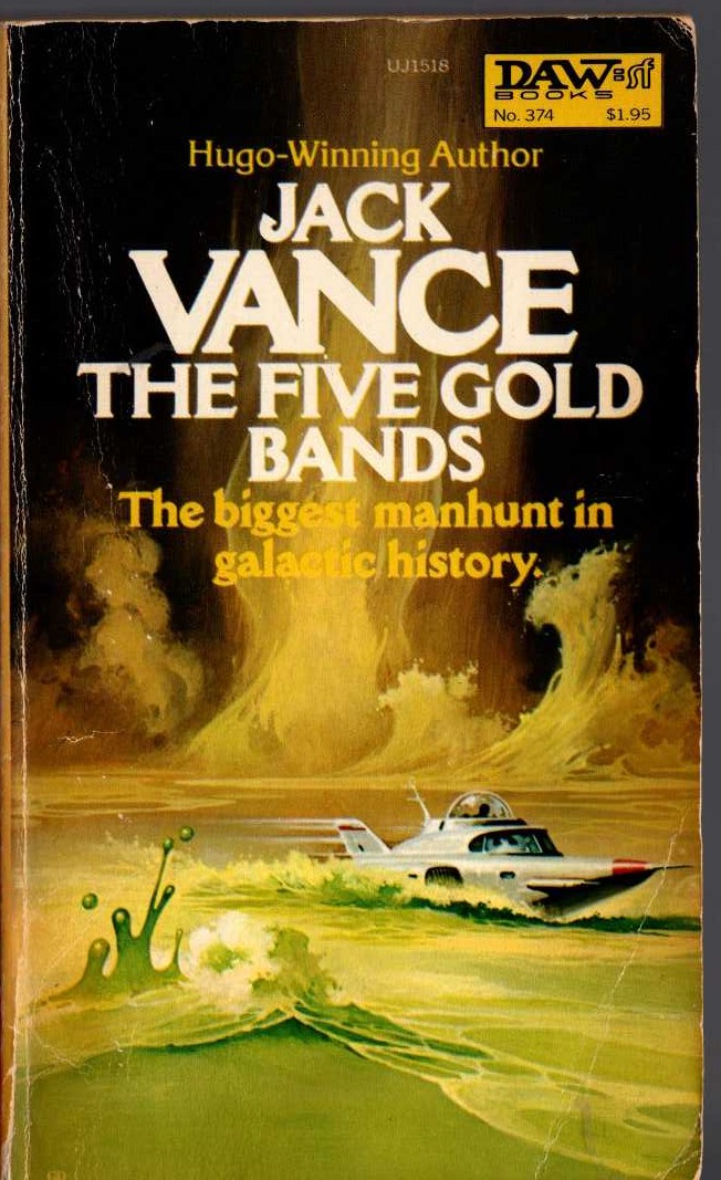 Jack Vance  THE FIVE GOLD BANDS front book cover image
