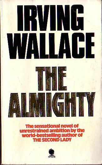 Irving Wallace  THE ALMIGHTY front book cover image