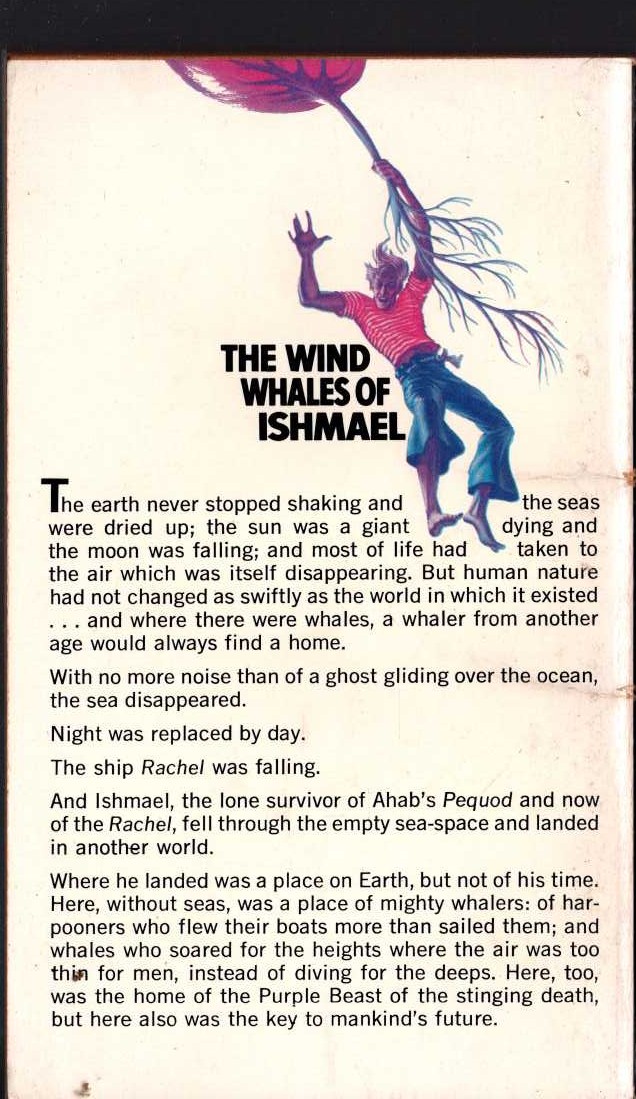 Philip Jose Farmer  THE WIND WHALES OF ISHMAEL magnified rear book cover image