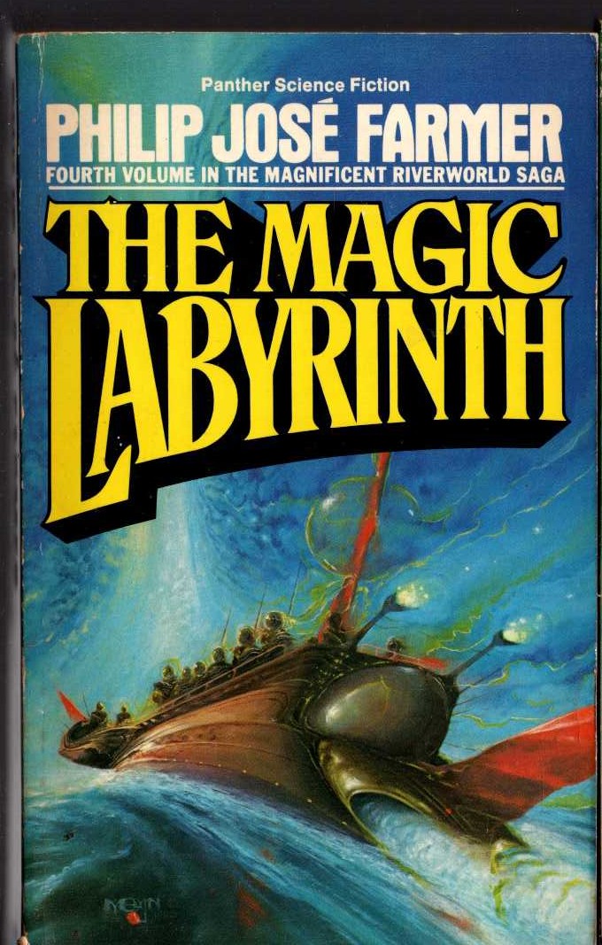 Philip Jose Farmer  THE MAGIC LABYRINTH front book cover image
