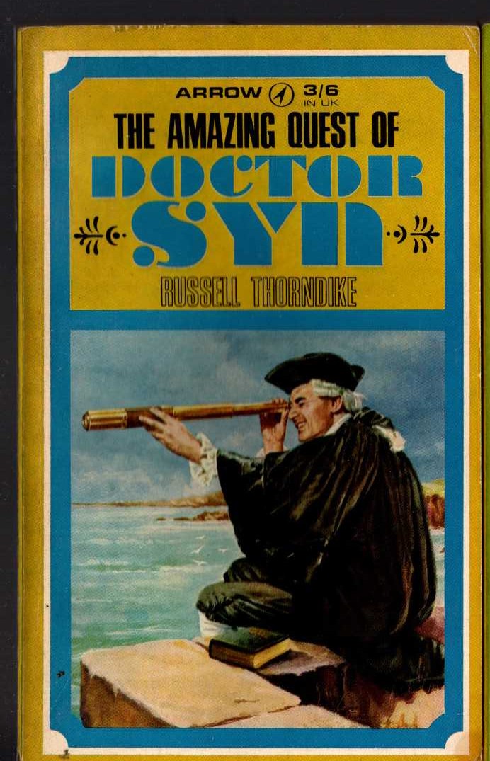 Russell Thorndike  THE AMAZING QUEST OF DOCTOR SYN front book cover image