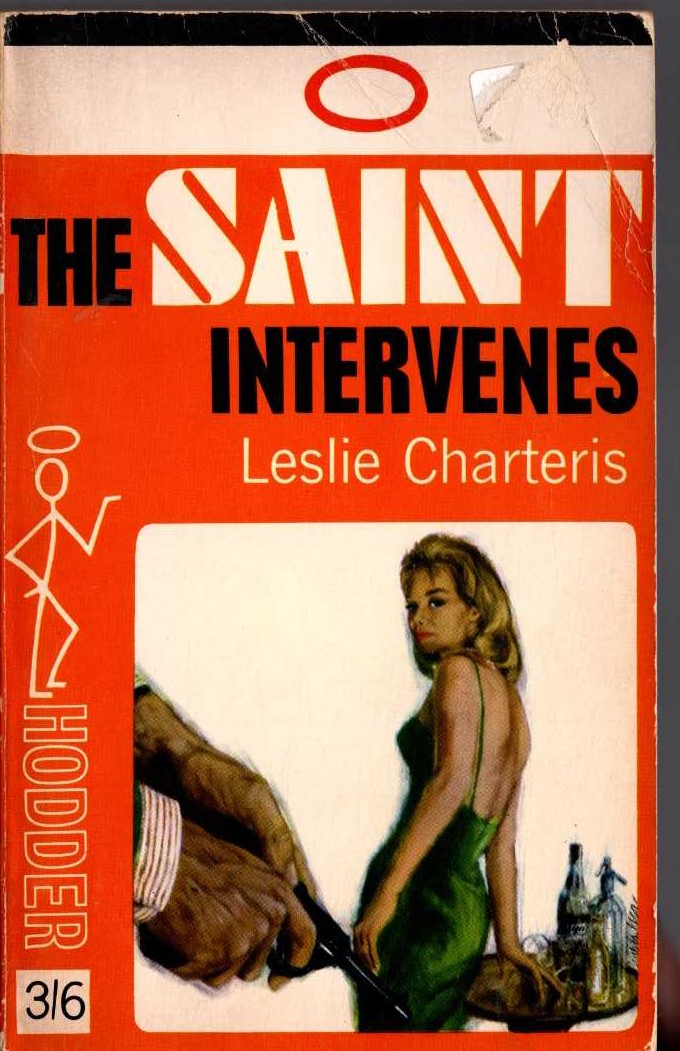 Leslie Charteris  THE SAINT INTERVENES front book cover image