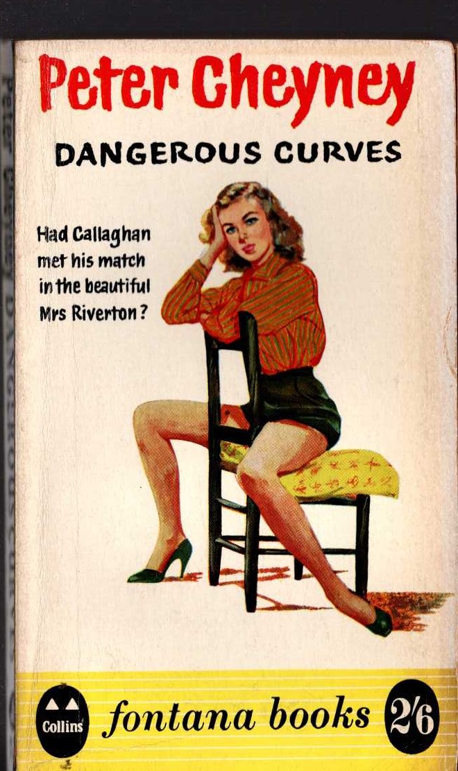 Peter Cheyney  DANGEROUS CURVES front book cover image