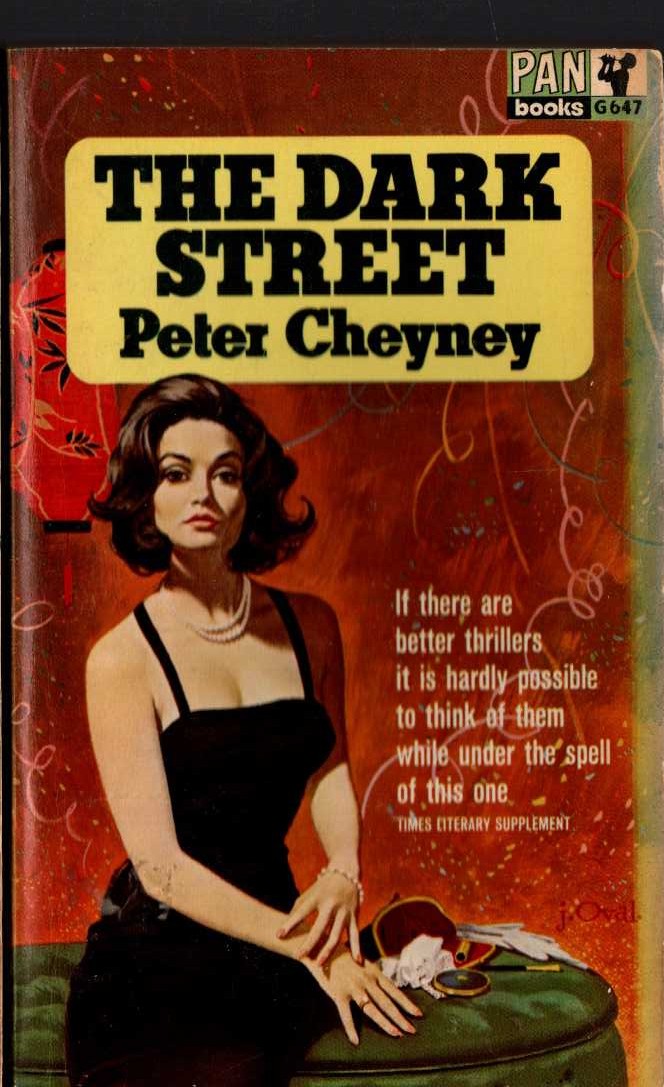 Peter Cheyney  THE DARK STREET front book cover image