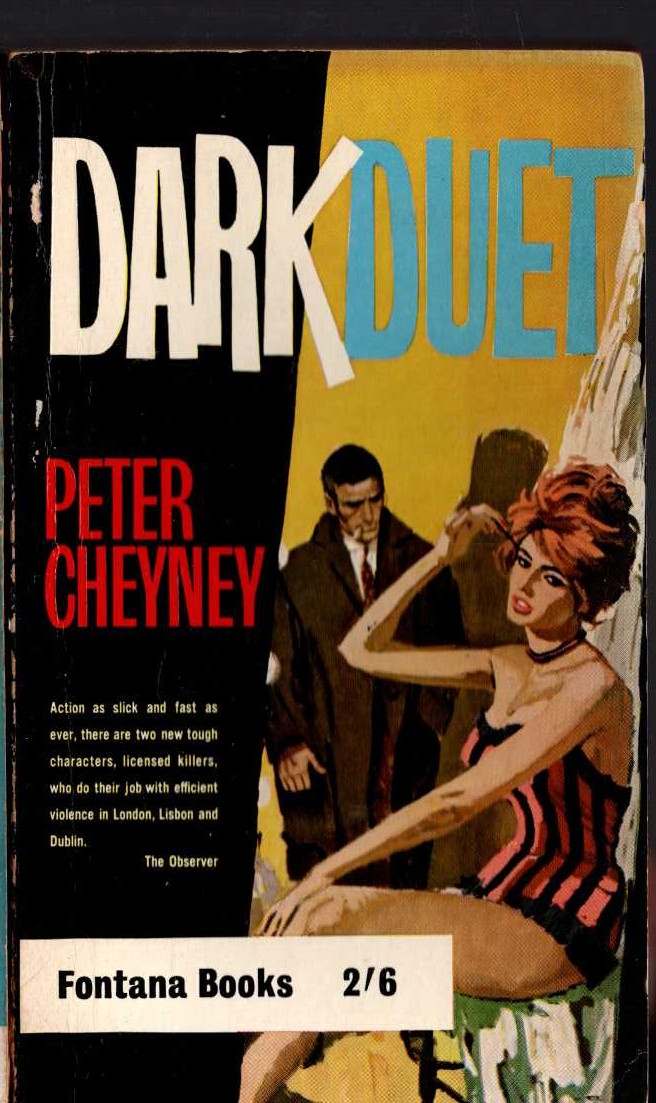 Peter Cheyney  DARK DUET front book cover image