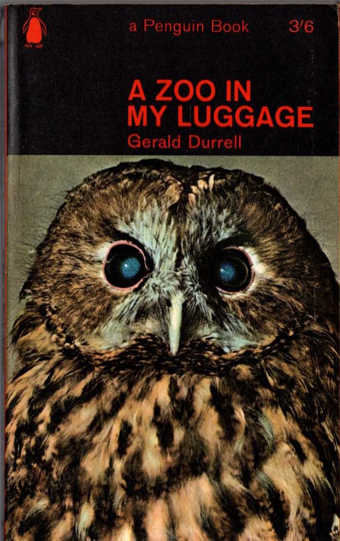 Gerald Durrell  A ZOO IN MY LUGGAGE front book cover image