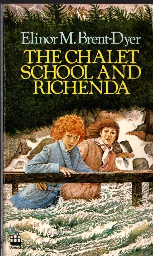 Elinor M. Brent-Dyer  THE CHALET SCHOOL AND RICHENDA front book cover image