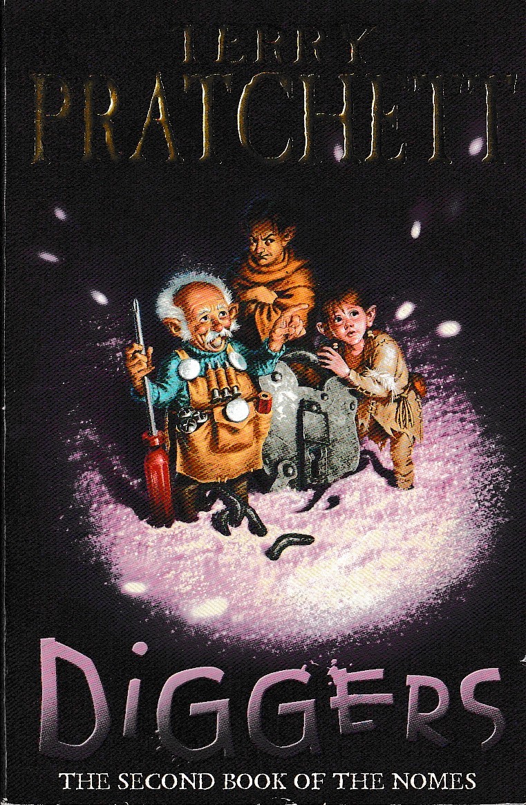Terry Pratchett  DIGGERS front book cover image