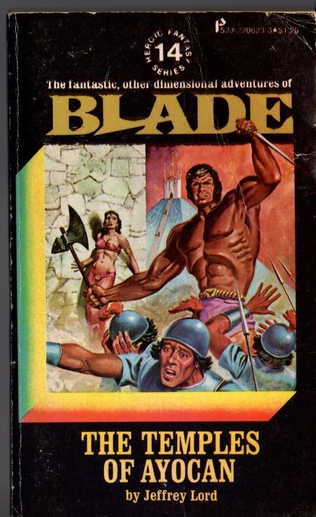 Jeffrey Lord  BLADE 14: THE TEMPLES OF AYOCAN front book cover image
