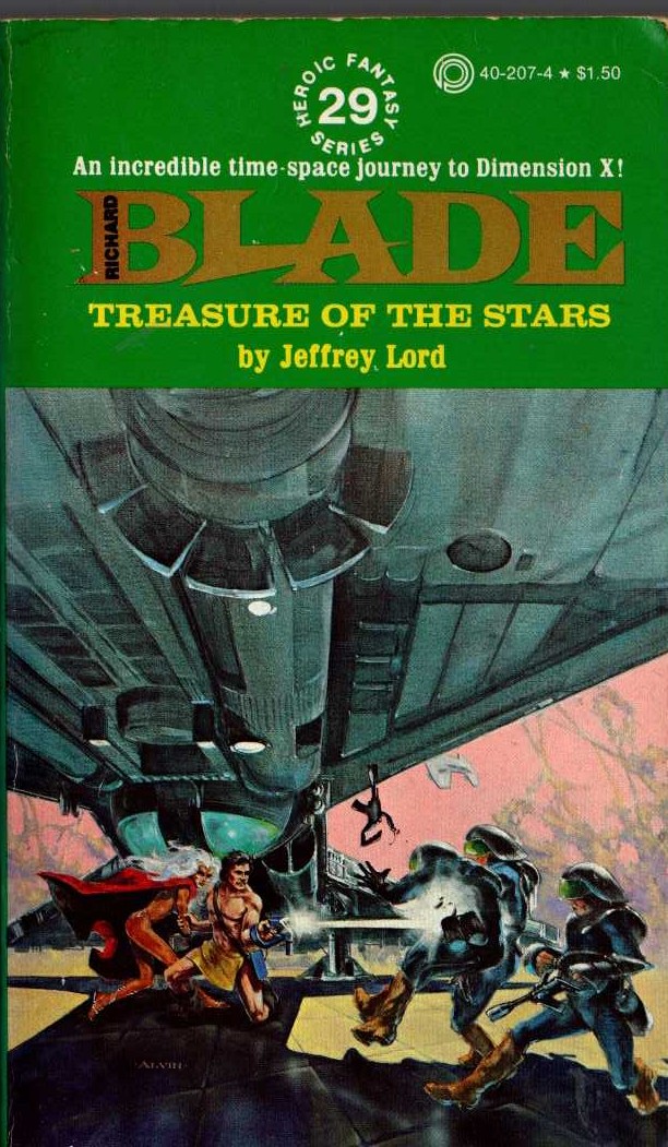 Jeffrey Lord  BLADE 29: TREASURE OF THE STARS front book cover image