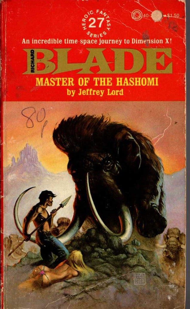 Jeffrey Lord  BLADE 27: MASTER OF THE HASHOMI front book cover image