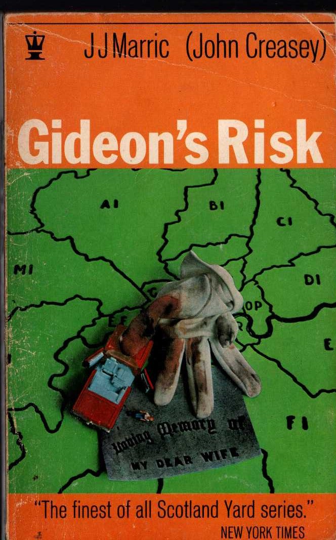 J.J. Marric  GIDEON'S RISK front book cover image