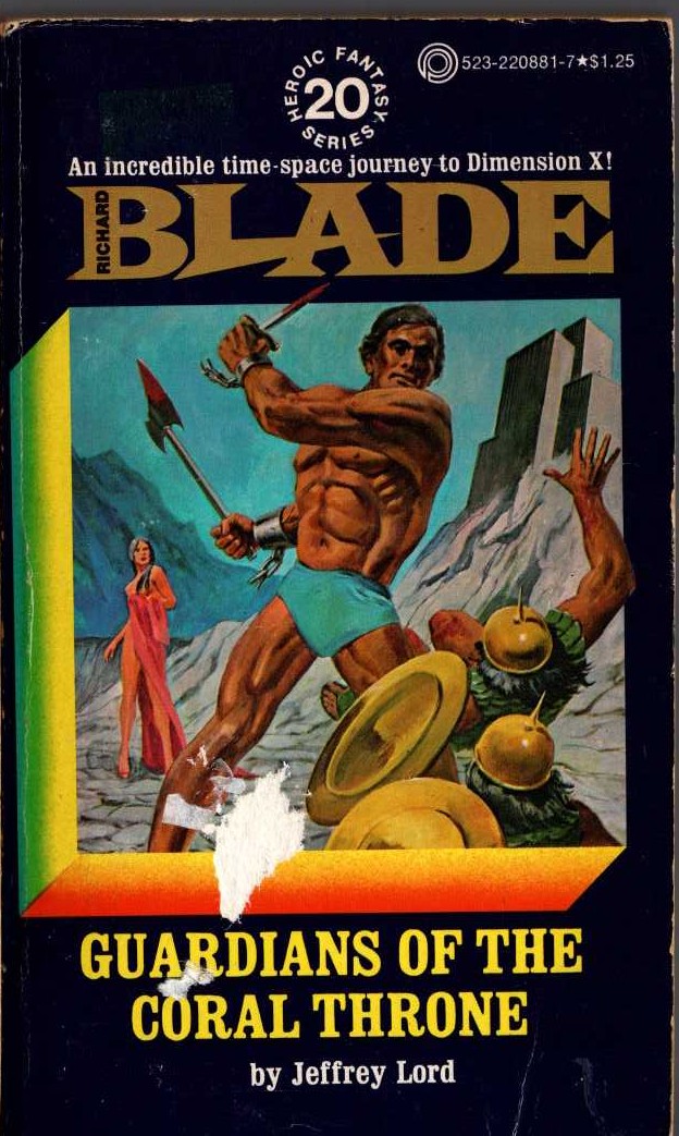Jeffrey Lord  BLADE 20: GUARDIANS OF THE CORAL THRONE front book cover image