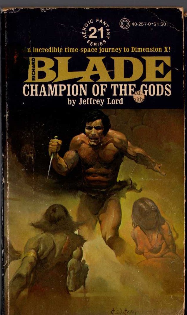 Jeffrey Lord  BLADE 21: CHAMPION OF THE GODS front book cover image