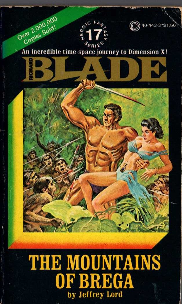 Jeffrey Lord  BLADE 17: THE MOUNTAINS OF BREGA front book cover image