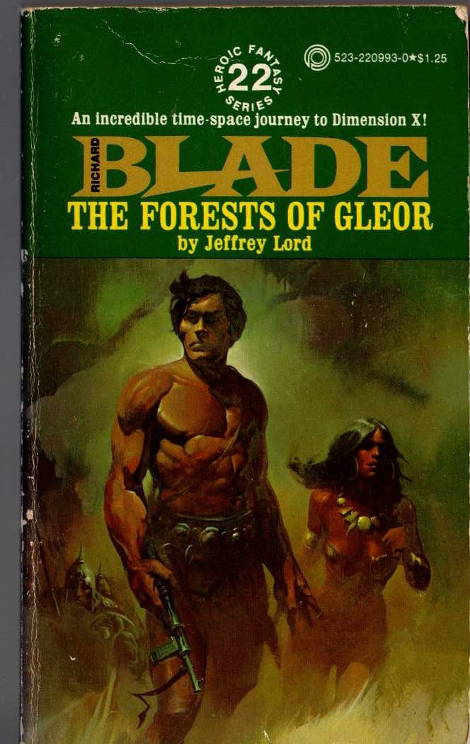 Jeffrey Lord  BLADE 22: THE FORESTS OF GLEOR front book cover image