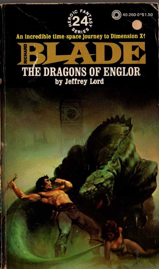 Jeffrey Lord  BLADE 24: THE DRAGONS OF ENGLOR front book cover image