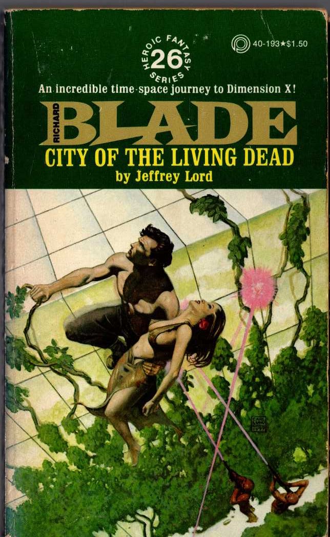 Jeffrey Lord  BLADE 26: CITY OF THE LIVING DEAD front book cover image