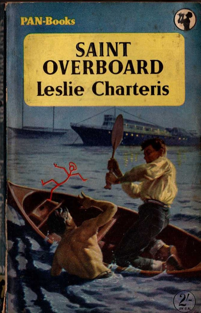 Leslie Charteris  SAINT OVERBOARD front book cover image