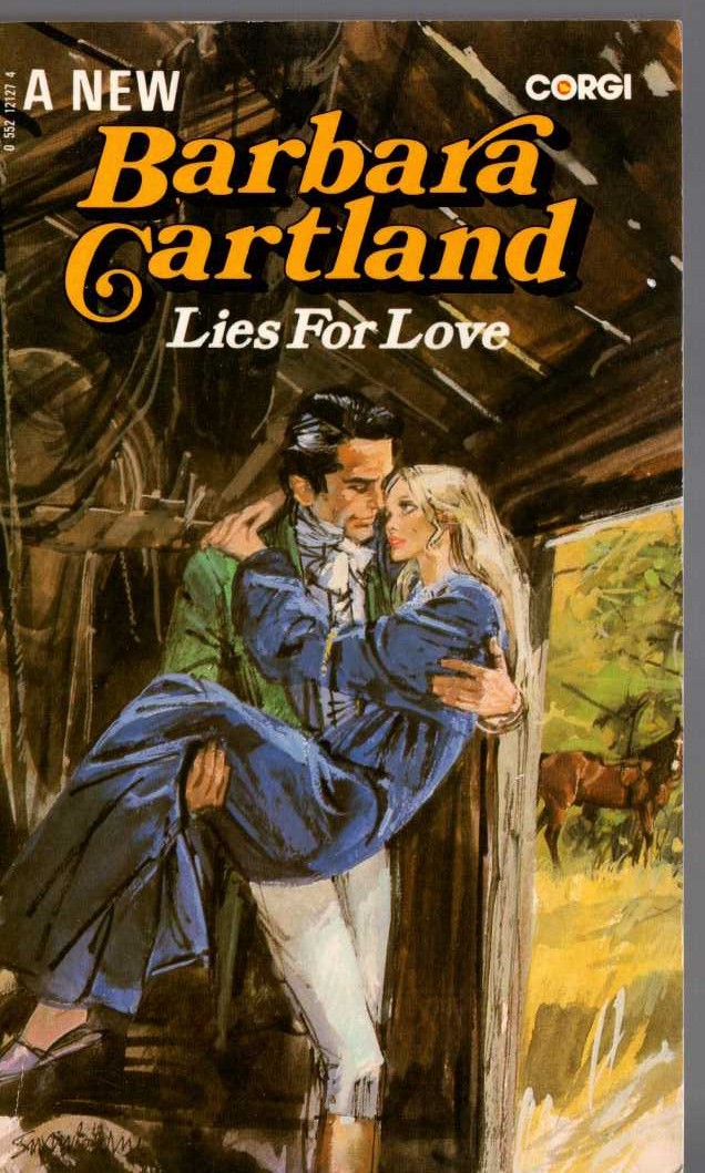 Barbara Cartland  LIES FOR LOVE front book cover image